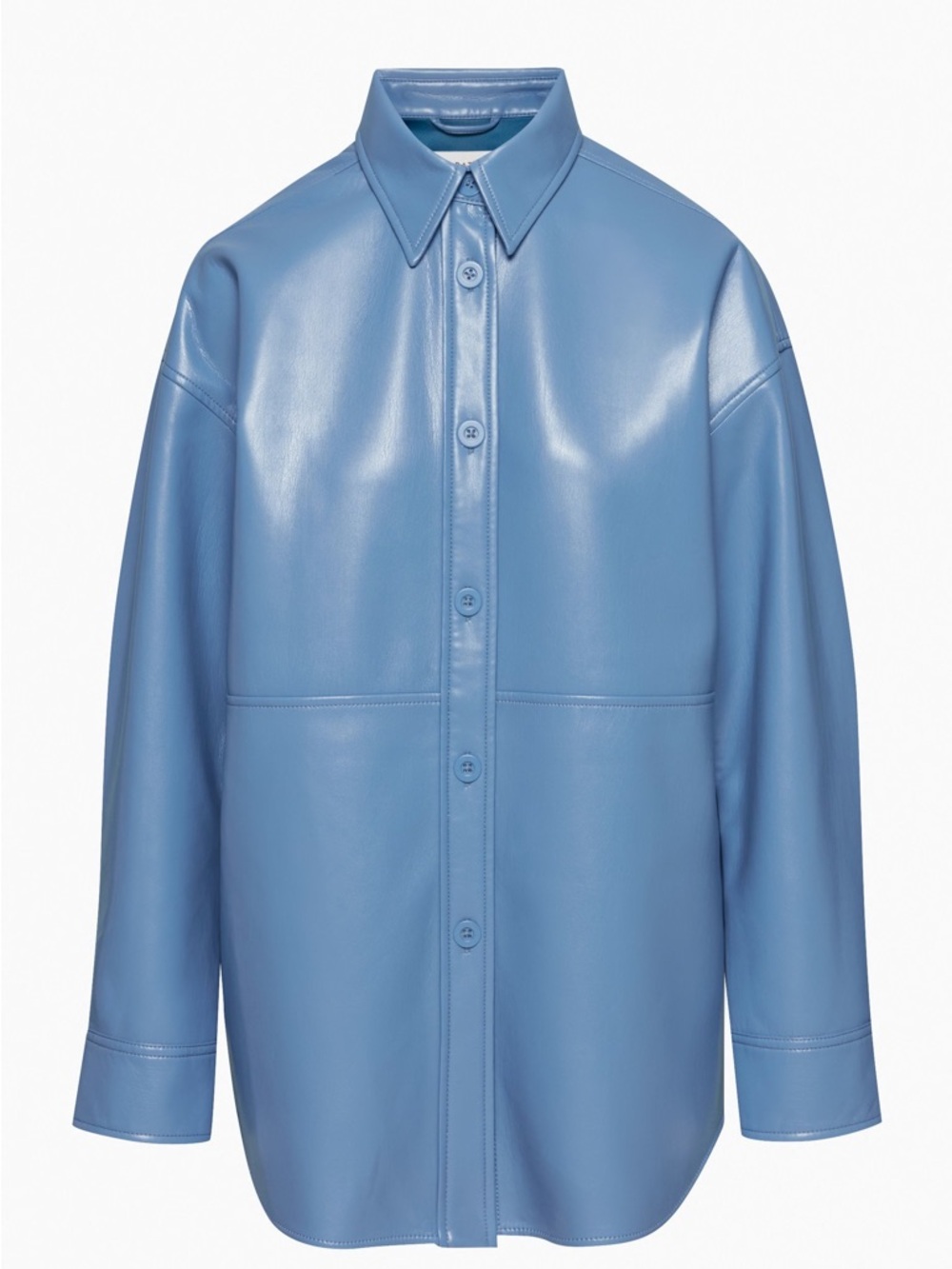 Babaton Pelli Shirt Jacket - Flagstone Blue